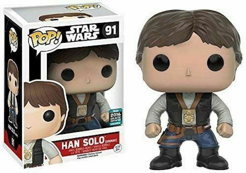 Funko Pop! Star Wars Han Solo Ceremony Galactic Convention Exclusive Bobble-Head #91