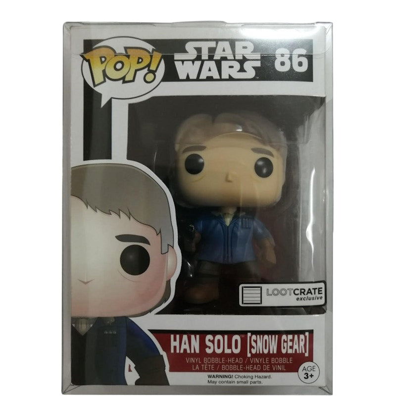 Funko Pop! Star Wars Han Solo (Snow Gear) Lootcrate Exclusive Bobbe-Head Figure #86