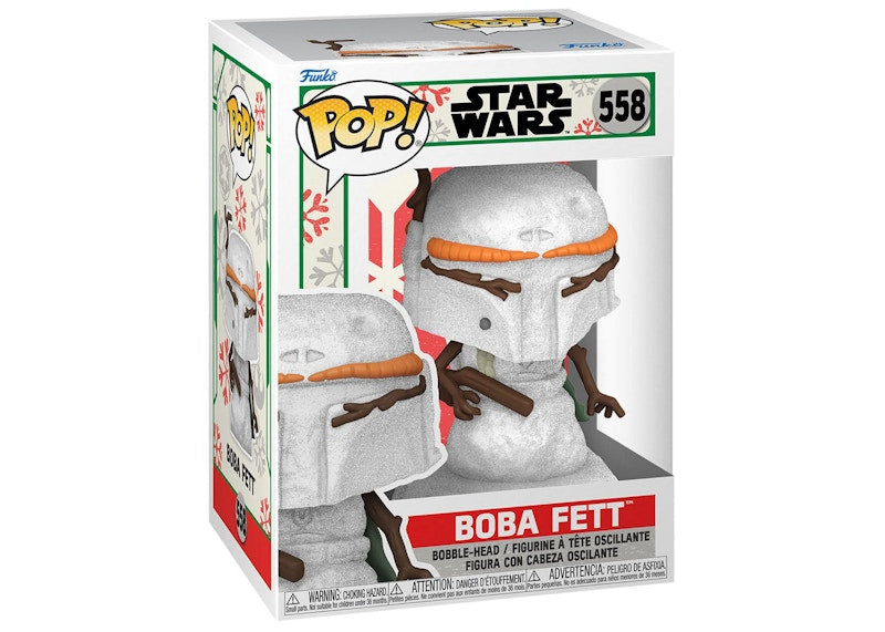 Funko Pop! Star Wars Holiday Boba Fett (Snowman) Figure #558
