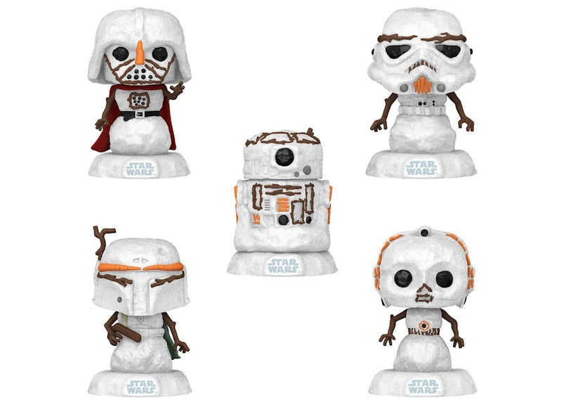 Funko Pop! Star Wars Holiday Snowman Amazon Exclusive 5-Pack