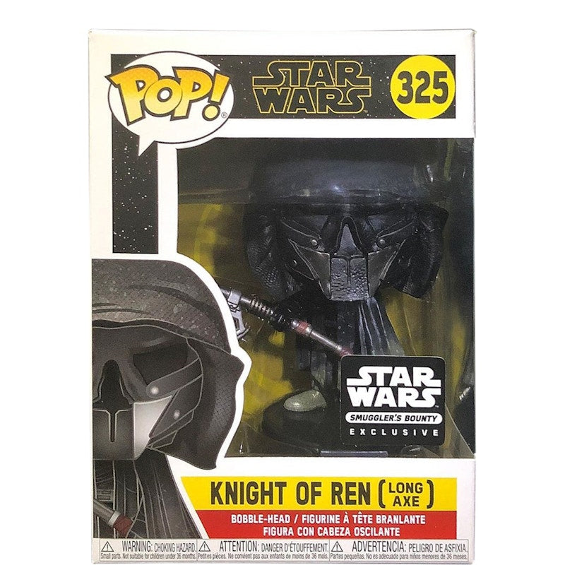 Funko Pop! Star Wars Knight of Ren (Long Axe) Smugglers Bounty Exclusive Bobble-Head Figure #326