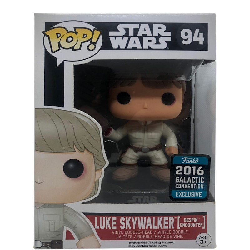 Funko Pop! Star Wars Luke Skywalker (Bespin Encounter) Galactic Exclusive Figure #94