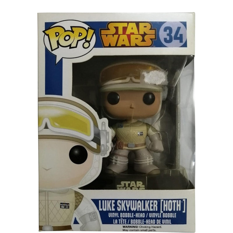 Funko Pop! Star Wars Luke Skywalker (Hoth) Bobble-Head Figure #34