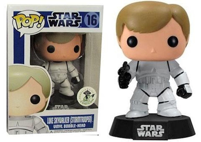 Funko Pop! Star Wars Luke Skywalker (as Stormtrooper) Emerald City Comic Con Figure #16
