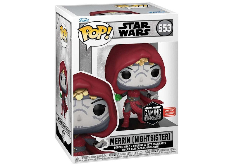 Funko Pop! Star Wars Merrin (Nightsister) Gaming Greats GameStop Exclusive Figure #553