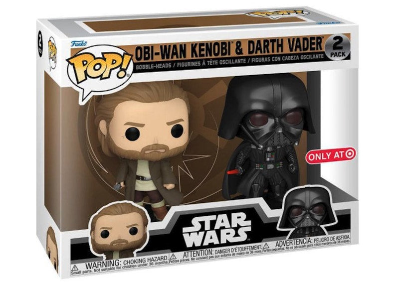Funko Pop! Star Wars Obi-Wan Kenobi & Darth Vader Target Exclusive 2-Pack