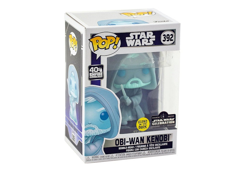 Funko Pop! Star Wars Obi-Wan Kenobi GITD 2020 Star Wars Celebration Exclusive Figure #392