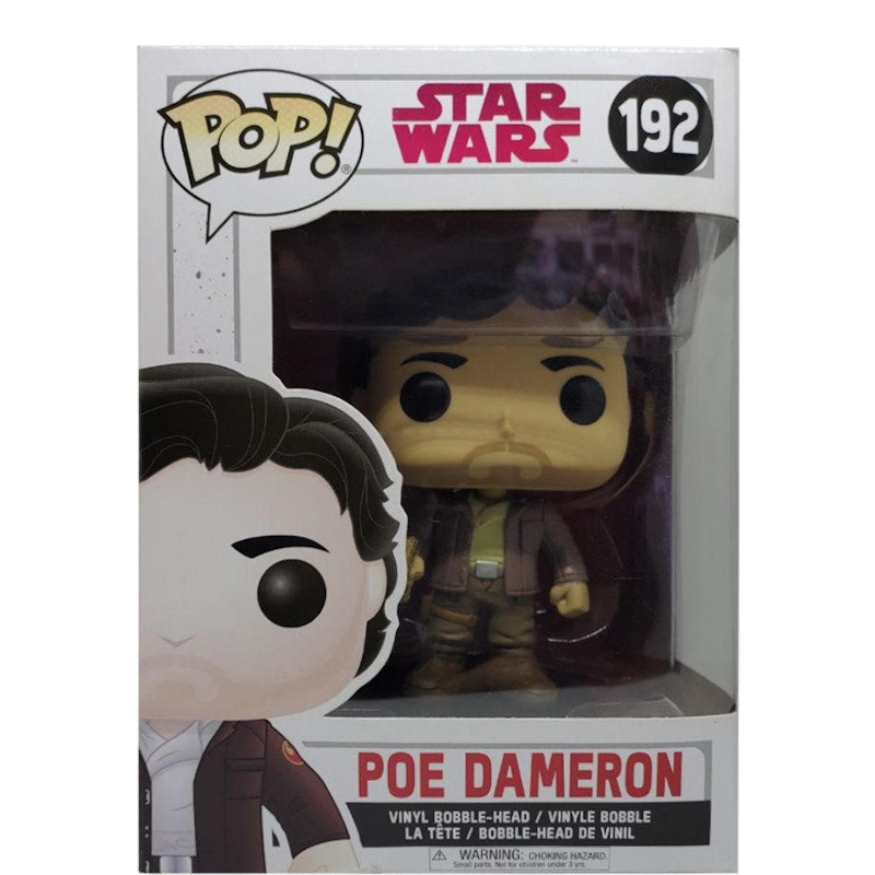 Funko Pop! Star Wars Poe Dameron Bobble-Head Figure #192