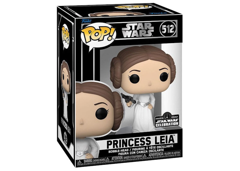 Funko Pop! Star Wars Princess Leia 2022 Star Wars Celebration Exclusive Figure #512