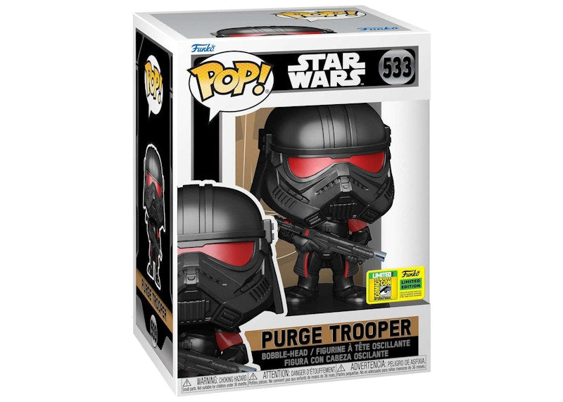 Funko Pop! Star Wars Purge Trooper 2022 SDCC Exclusive Figure #533