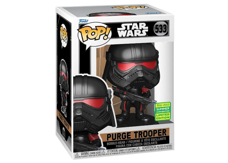 Funko Pop! Star Wars Purge Trooper 2022 Summer Convention Exclusive Figure #533