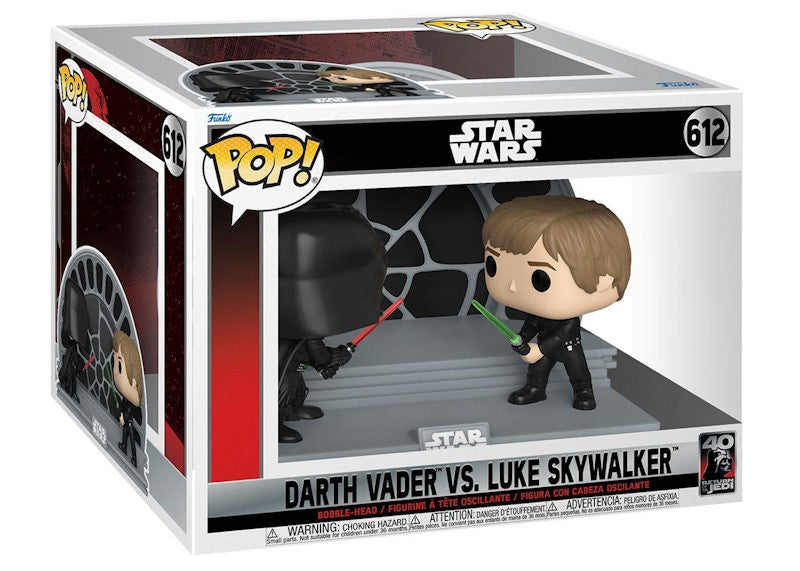 Funko Pop! Star Wars ROTJ 40th Anniversary Darth Vader vs. Luke Skywalker Figure #612