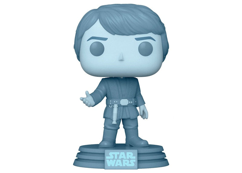 Funko Pop! Star Wars ROTJ 40th Anniversary Holographic Luke Skywalker GITD Entertainment Earth Exclusive Figure #615