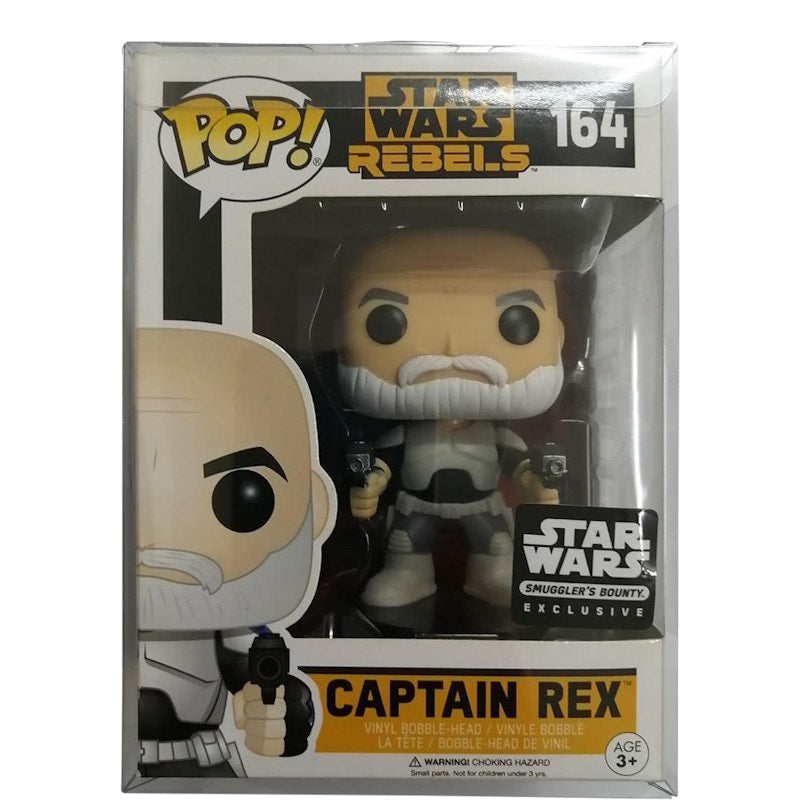 Funko Pop! Star Wars Rebels Captain Rex Smugglers Bounty Exclusive Bobble-Head Figure #164