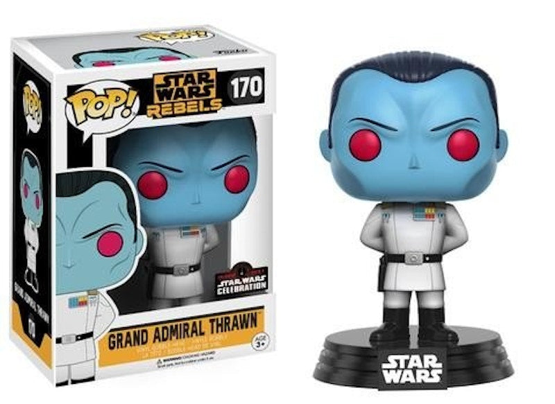 Funko Pop! Star Wars Rebels Grand Admiral Thrawn (Rebels) Star Wars Celebration Exclusive Figure #170