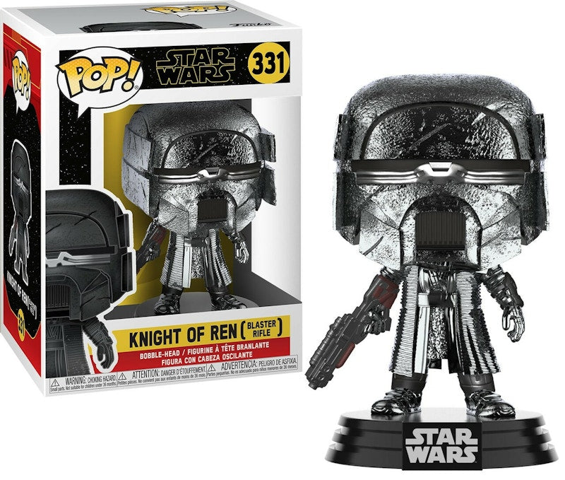 Funko Pop! Star Wars Rise of The Skywalker Knights of Ren Blaster Hematite Chrome Figure #331