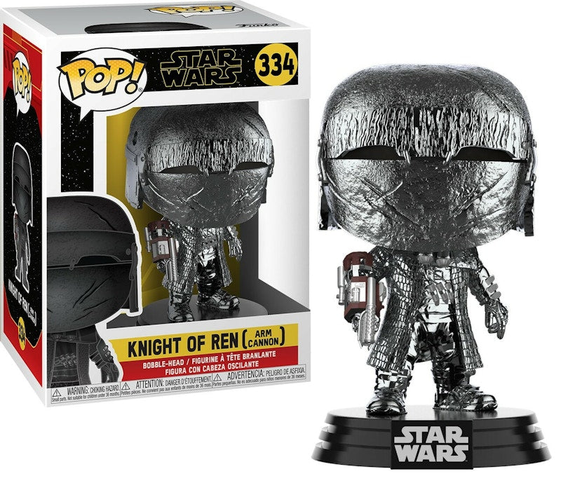 Funko Pop! Star Wars Rise of The Skywalker Knights of Ren Cannon Hematite Chrome Figure #334