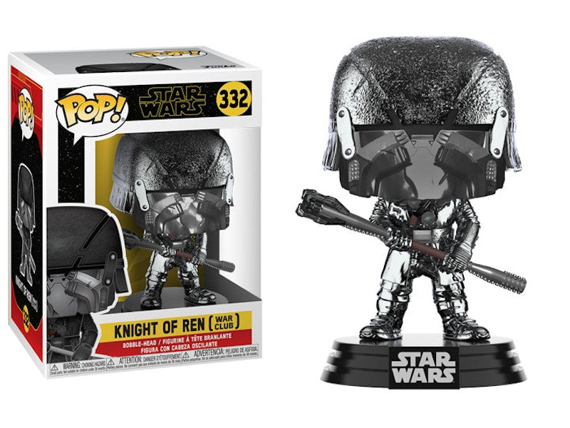 Funko Pop! Star Wars Rise of The Skywalker Knights of Ren Club Hematite Chrome Figure #332
