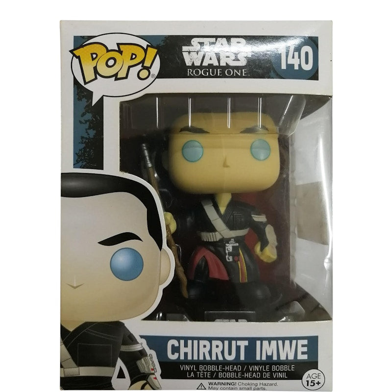 Funko Pop! Star Wars Rogue One Chirrut Imwe Bobble-Head Figure #140