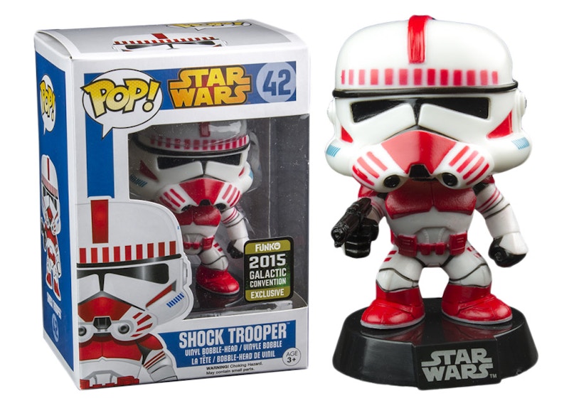 Funko Pop! Star Wars Shock Trooper 2015 Galatic Convention Exclusive Figure #42