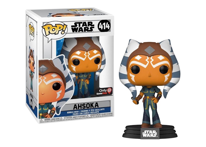 Funko Pop! Star Wars The Clone Wars Ahsoka Tano New Pose GameStop Exclusive Bobble-Head #414
