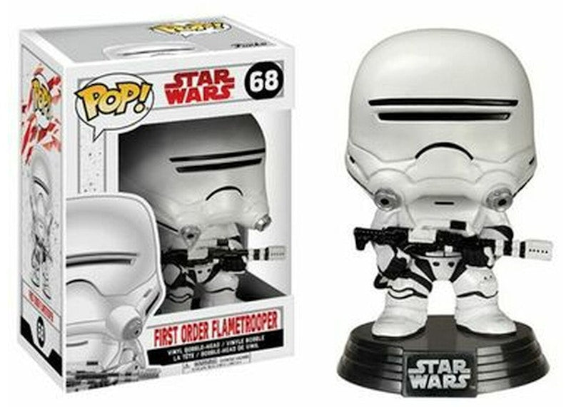 Funko Pop! Star Wars The Last Jedi First Order Flametrooper Figure #68