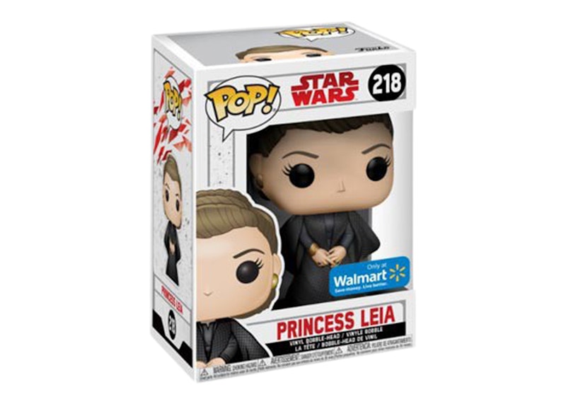Funko Pop! Star Wars The Last Jedi Princess Leia Walmart Exclusive Bobble-Head #218
