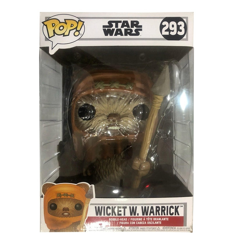 Funko Pop! Star Wars Wicket W. Warrick 10 inch Bobble-Head Figure #293
