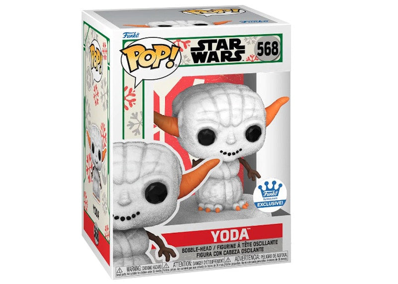 Funko Pop! Star Wars Yoda (Snowman) Funko Shop Exclusive Figure #568