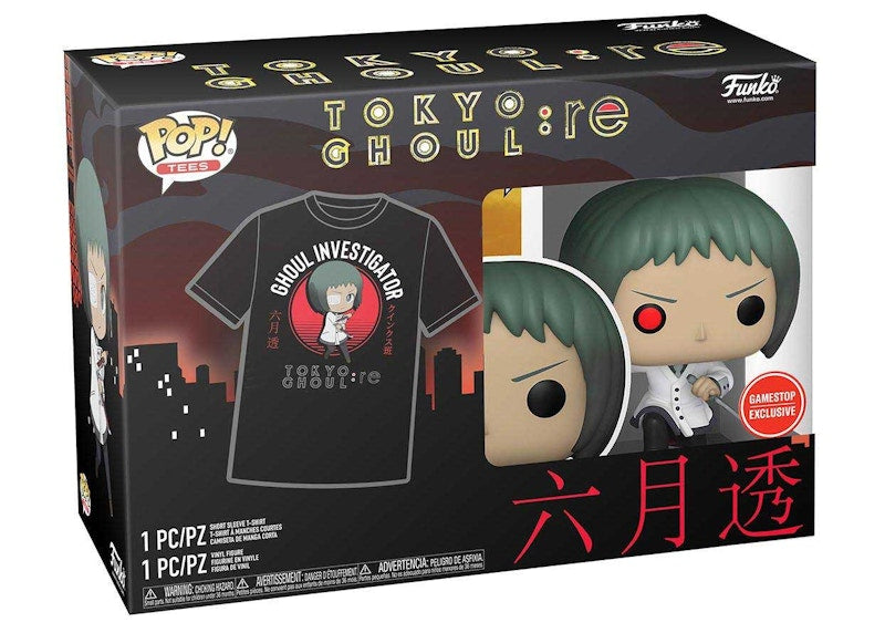 Funko Pop! Tees Tokyo Ghoul: re Ken Kaneji GameStop Exclusive with T-Shirt Bundle