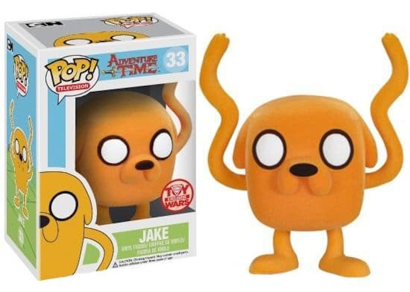 Funko Pop! Television Adventure Time Jake the Dog (Flocked) Wildcard Toys Exclusive Figure #33