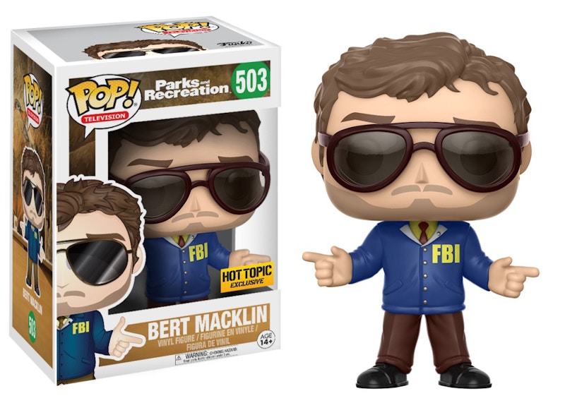 Funko Pop! Television Andy Dwyer (as Bert Macklin) Hot Topic Exclusive Figure #503