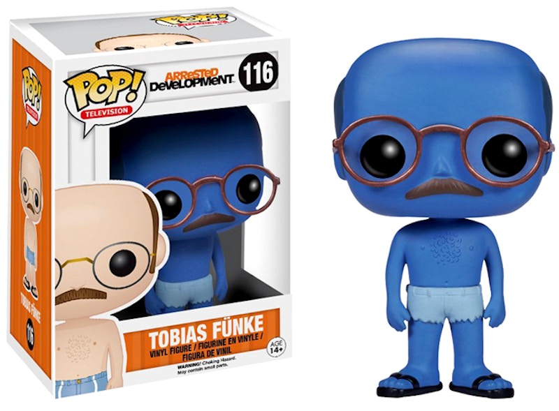 Funko Pop! Television Arrested Development Tobias Funke (Blue) Figure #116