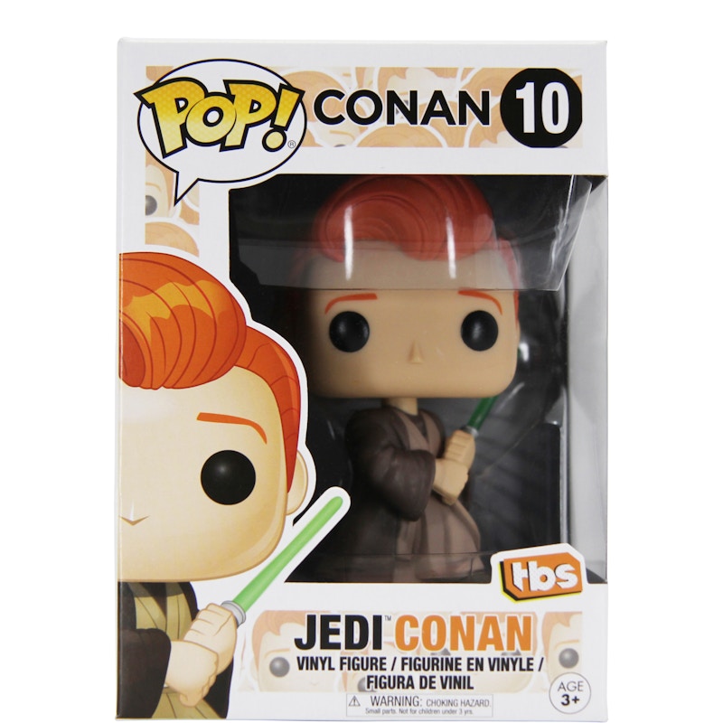 Funko Pop! Television Conan O'Brien (as Jedi) Figure #10