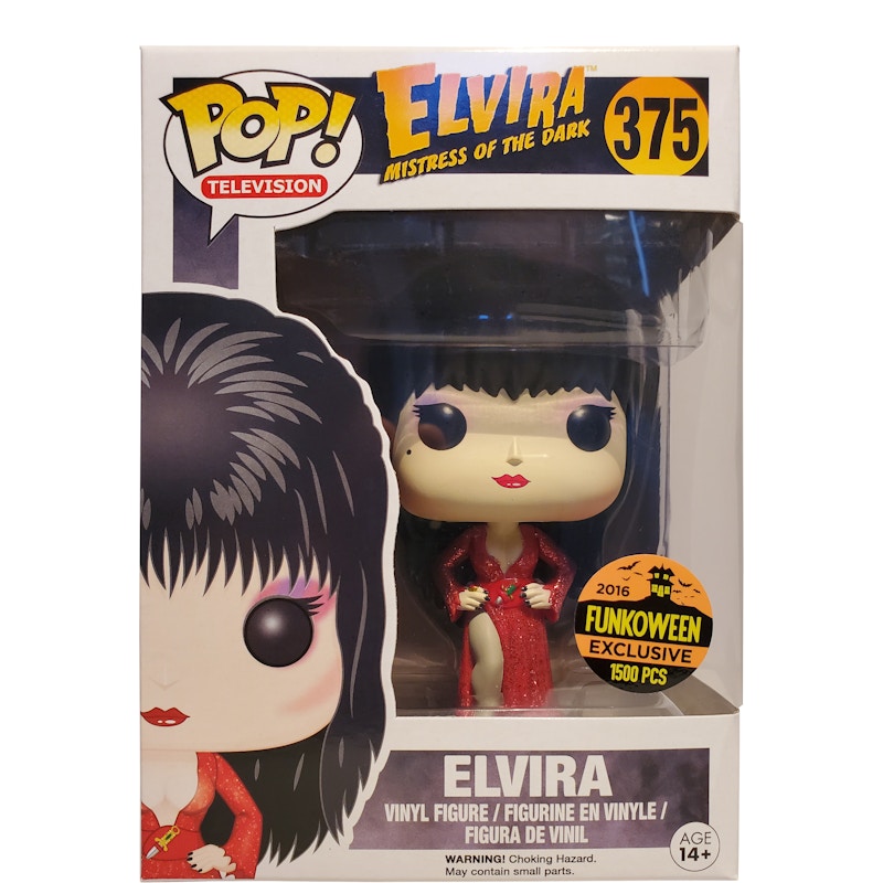 Funko Pop! Television Elvira Mistress of the Dark (Red) Funkoween Exclusive Figure #375