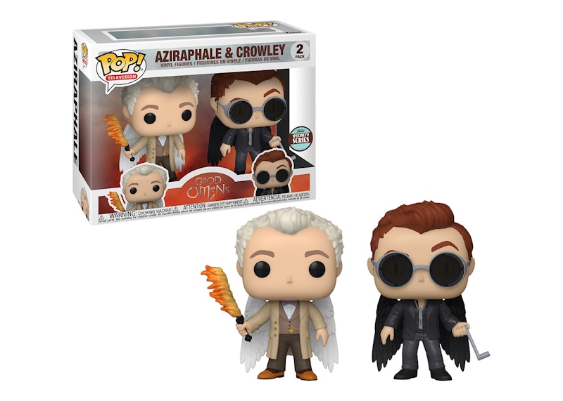 Funko Pop! Television Good Omen Aziraphale & Crowley Specialty Series Exclusive 2 Pack