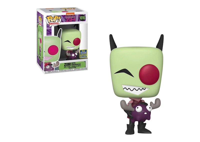 Funko Pop! Television Invader Zim Zim with Minimoose Summer Convention Exclusive Figure #1016