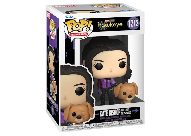 Funko Pop! Television Marvel Studios Hawkeye Kate Bishop With Lucky The Pizza Dog Figure #1212