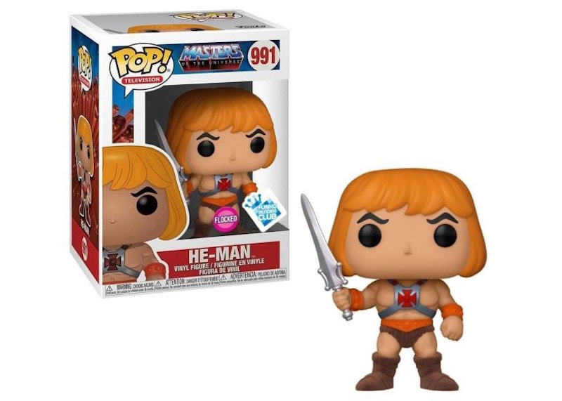 Funko Pop! Television Masters Of The Universe He-Man Flocked Funko Insider Club Exclusive Figure #991