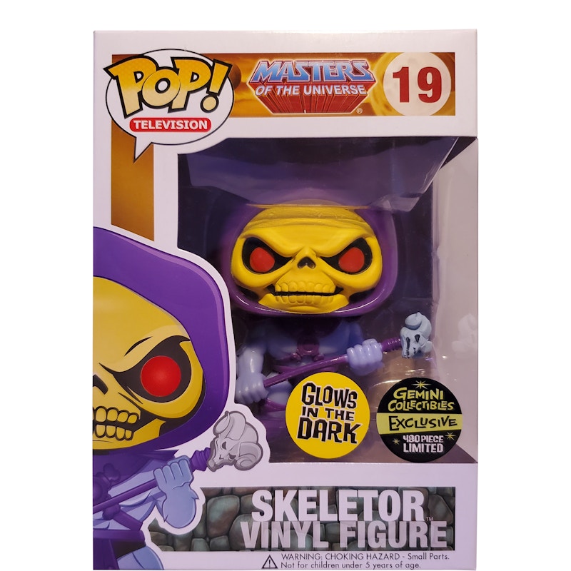 Funko Pop! Television Masters Of The Universe Skeletor (Glow) Gemini Collectibles Figure #19