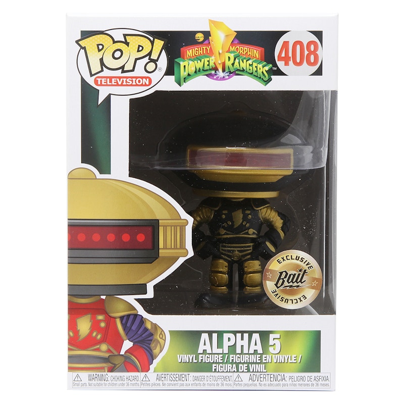 Funko Pop! Television Mighty Morphin Power Rangers Alpha 5 Bait Exclusive Figure #408