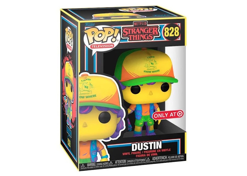Funko Pop! Television Netflix Stranger Things Blacklight Dustin Target Exclusive Figure #828