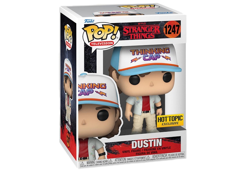 Funko Pop! Television Netflix Stranger Things Dustin Hot Topic Exclusive Figure #1247