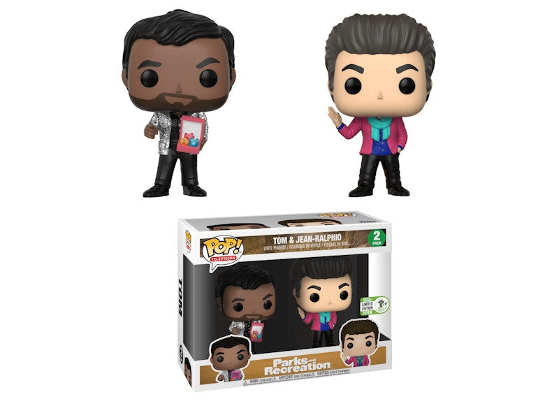 Funko Pop! Television Parks and Recreation Tom & Jean Ralphio ECCC Exclusive 2-Pack