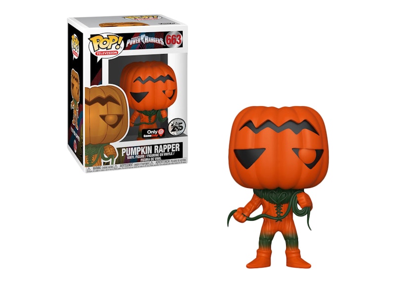 Funko Pop! Television Power Rangers Mighty Morphin 25th Anniversary Pumpkin Rapper GameStop Exclusive Figure #663