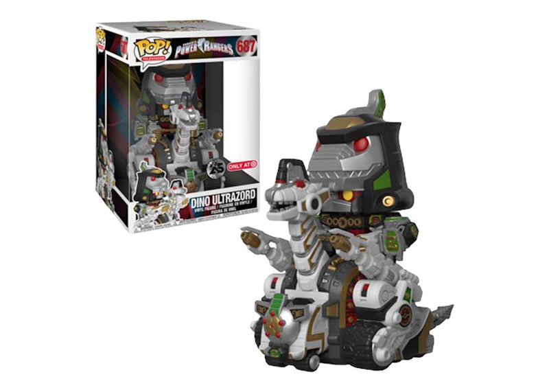Funko Pop! Television Power Rangers Mighty Morphin Dino Ultrazord Target Exclusive 10 Inch Figure #687