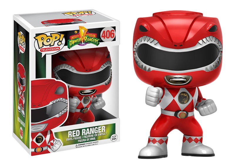 Funko Pop! Television Power Rangers Mighty Morphin Red Ranger Figure #406