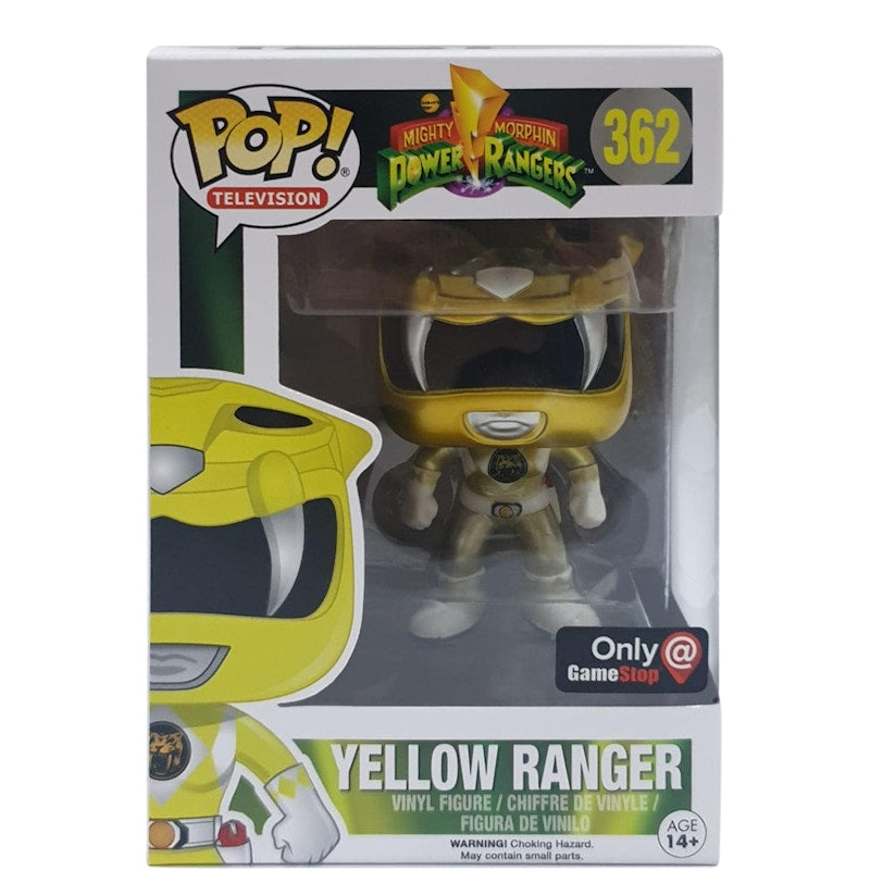 Funko Pop! Television Power Rangers Yellow Ranger GameStop Exclusive Figure #362