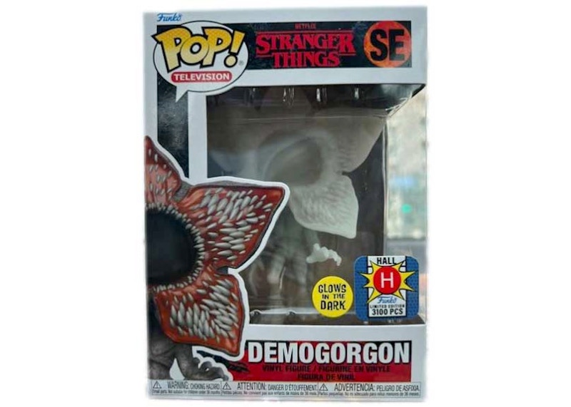 Funko Pop! Television Stranger Things Demogorgon GITD White Hall H Exclusive SE (LE 3100)