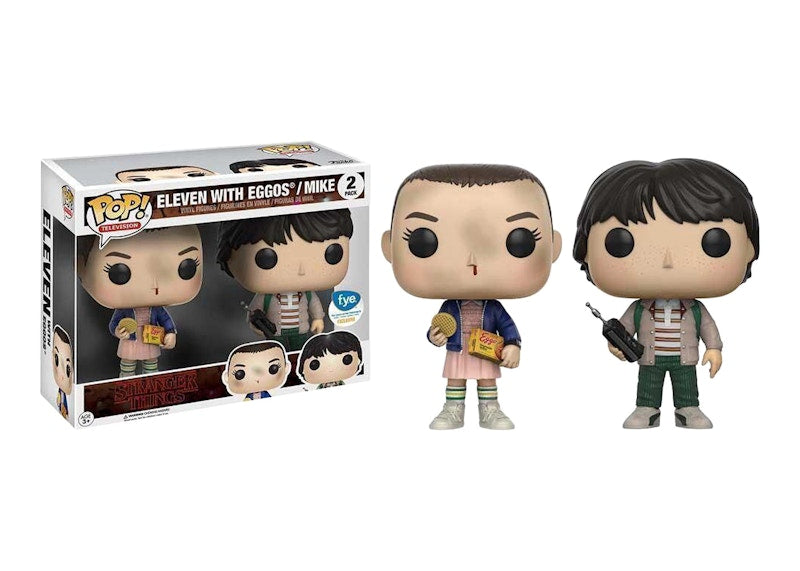 Funko Pop! Television Stranger Things Eleven with Eggos & Mike FYE Exclusive 2 Pack